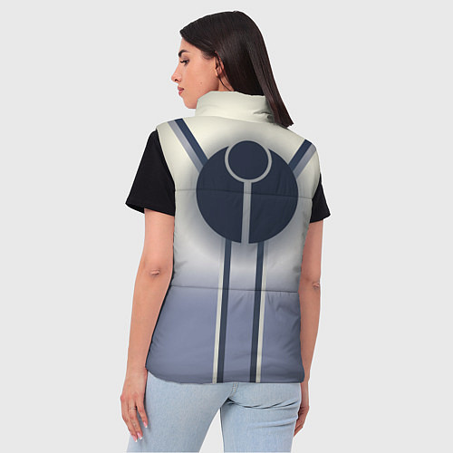 Женский жилет Warhammer 40000: Tau Empire / 3D-Светло-серый – фото 4