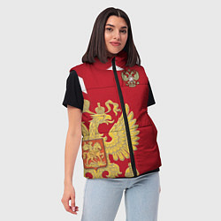 Женский жилет Сборная России: эксклюзив, цвет: 3D-черный — фото 2