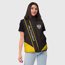 Женский жилет Alpinism: Yellow Russia, цвет: 3D-красный — фото 2