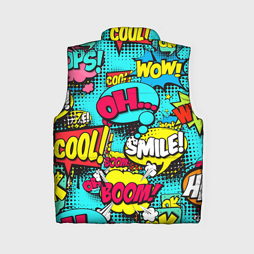 Женский жилет Кислотный поп-арт / 3D-Красный – фото 2