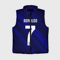 Женский жилет Ronaldo 7: Blue Sport, цвет: 3D-красный