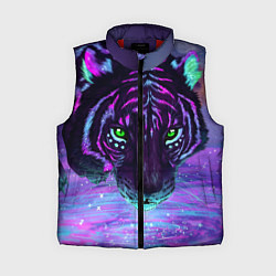 Женский жилет Неоновый тигр