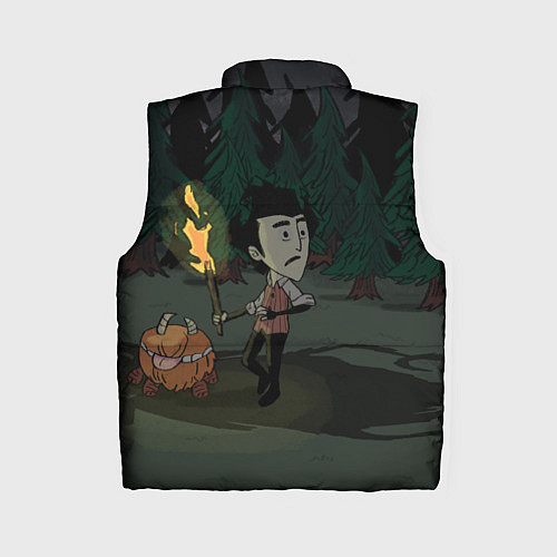 Женский жилет Don't Starve: Night Forrest / 3D-Красный – фото 2