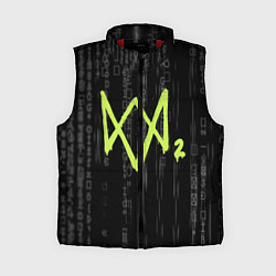 Женский жилет Watch Dogs 2: Binary Code, цвет: 3D-красный