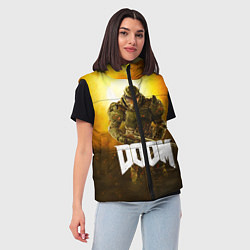 Женский жилет DOOM: Soldier, цвет: 3D-черный — фото 2