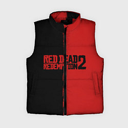 Женский жилет RDD 2: Black & Red, цвет: 3D-красный