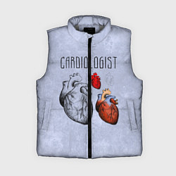 Женский жилет Cardiologist, цвет: 3D-светло-серый