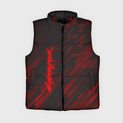 Женский жилет Cyberpunk 2077: Red Breaks, цвет: 3D-красный