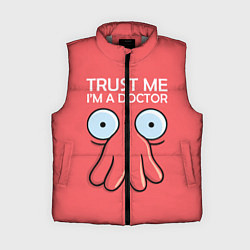 Женский жилет Trust Me I'm a Doctor, цвет: 3D-светло-серый