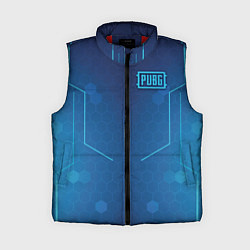 Женский жилет PUBG: Blue Hexagons