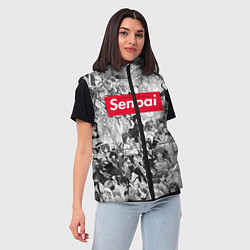Женский жилет SENPAI Stories, цвет: 3D-черный — фото 2