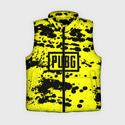 Женский жилет PUBG: Yellow Stained, цвет: 3D-черный