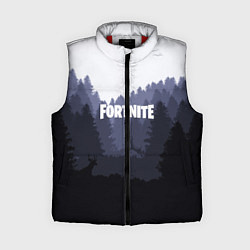 Женский жилет Fortnite: Dark Forest, цвет: 3D-красный