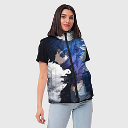 Женский жилет Академия героев - Даби, цвет: 3D-светло-серый — фото 2