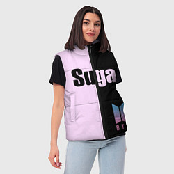 Женский жилет BTS Suga, цвет: 3D-красный — фото 2