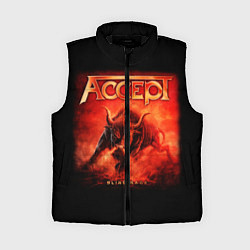 Женский жилет Accept: Hell Bull, цвет: 3D-черный