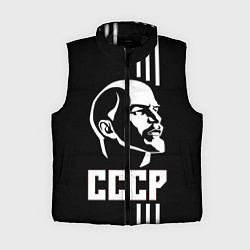Женский жилет СССР Ленин, цвет: 3D-черный