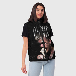 Женский жилет Lil Peep: 16 Lines, цвет: 3D-красный — фото 2