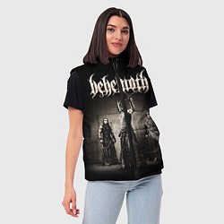 Женский жилет Behemoth Metal, цвет: 3D-красный — фото 2