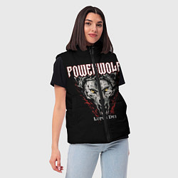 Женский жилет Powerwolf: Lupus Dei, цвет: 3D-светло-серый — фото 2