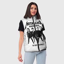 Женский жилет Metallica: Hardwired, цвет: 3D-красный — фото 2