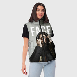 Женский жилет FACE: Slime, цвет: 3D-черный — фото 2