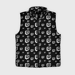 Женский жилет Twitch: Black Pattern, цвет: 3D-черный