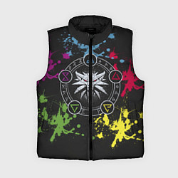 Женский жилет Ведьмак: Сила стихий, цвет: 3D-черный