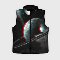 Женский жилет Cosmos Glitch, цвет: 3D-красный