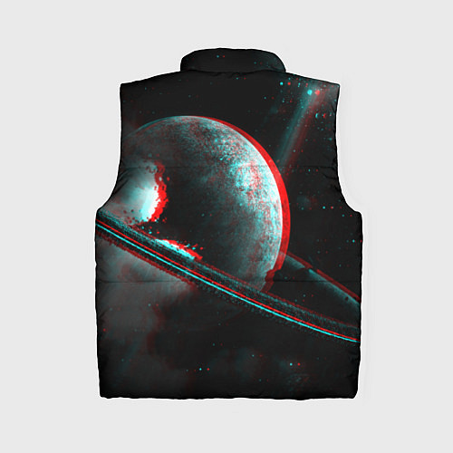 Женский жилет Cosmos Glitch / 3D-Красный – фото 2
