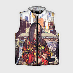 Женский жилет Billie Eilish: Street Style, цвет: 3D-черный