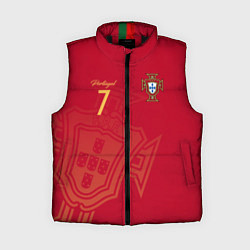 Женский жилет Криштиану Роналду форма, цвет: 3D-черный