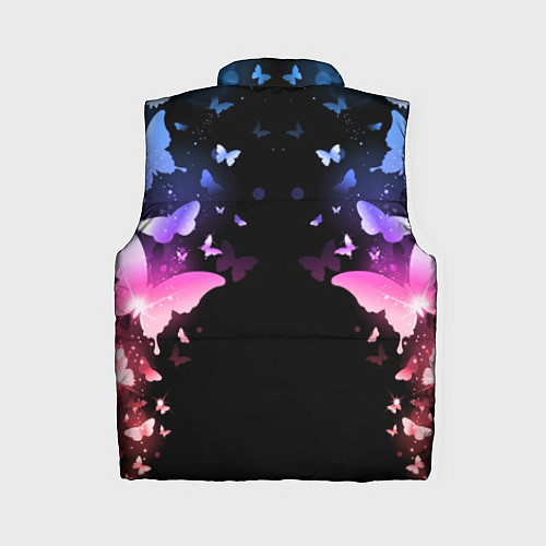 Женский жилет BTS: Black Butterflies / 3D-Красный – фото 2