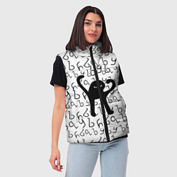 Женский жилет ЪУЪ СЪУКА, цвет: 3D-черный — фото 2