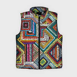 Женский жилет Этнический орнамент вышивка