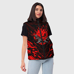 Женский жилет CYBERPUNK 2077, цвет: 3D-черный — фото 2