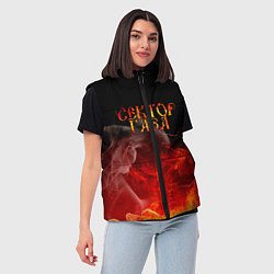 Женский жилет Сектор Газа, цвет: 3D-красный — фото 2