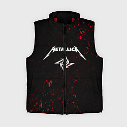 Женский жилет METALLICA, цвет: 3D-красный