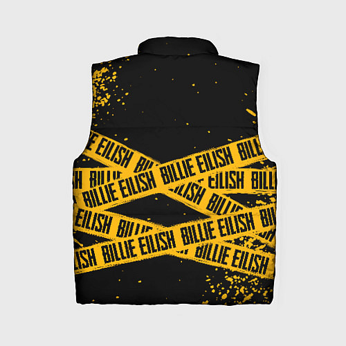 Женский жилет BILLIE EILISH: Yellow & Black Tape / 3D-Красный – фото 2