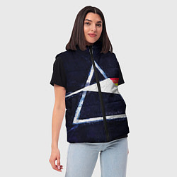 Женский жилет PINK FLOYD, цвет: 3D-светло-серый — фото 2