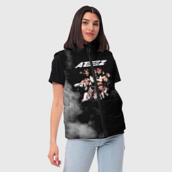 Женский жилет Ateez, цвет: 3D-черный — фото 2