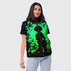 Женский жилет Моя геройская академия, цвет: 3D-черный — фото 2