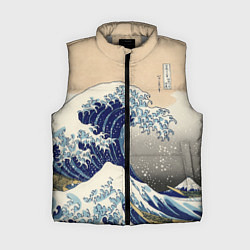 Женский жилет Kanagawa Wave Art