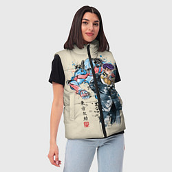 Женский жилет Приключения ДжоДжо, цвет: 3D-черный — фото 2