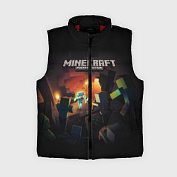 Женский жилет MINECRAFT, цвет: 3D-красный