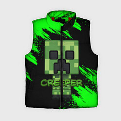 Женский жилет MINECRAFT CREEPER, цвет: 3D-красный
