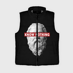 Женский жилет Ничего Не Знаю, цвет: 3D-светло-серый