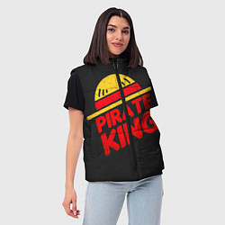 Женский жилет One Piece Pirate King, цвет: 3D-черный — фото 2