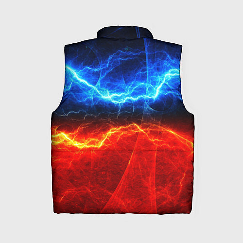 Женский жилет Лёд и огонь / 3D-Красный – фото 2