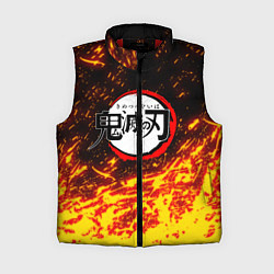 Женский жилет KIMETSU NO YAIBA, цвет: 3D-красный